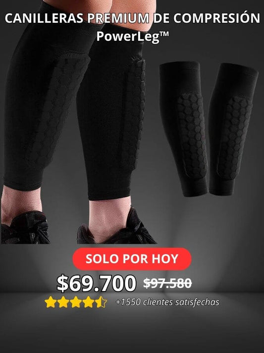 CANILLERAS PREMIUM DE COMPRESIÓN  PowerLeg™